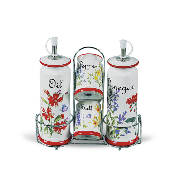 MR-20008-04S Набор для специй 5пр. Flora интернет магазин karuselpodarkov.ru