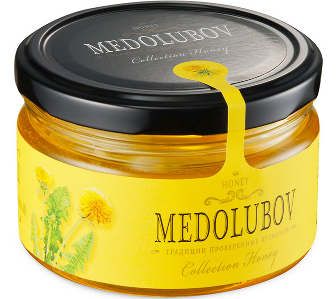 Мёд Медолюбов 250мл одуванчиковый
