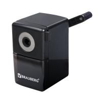 Точилка механическая BRAUBERG "BLACK JACK", крепление к столу, металлический механизм, цвет чёрный